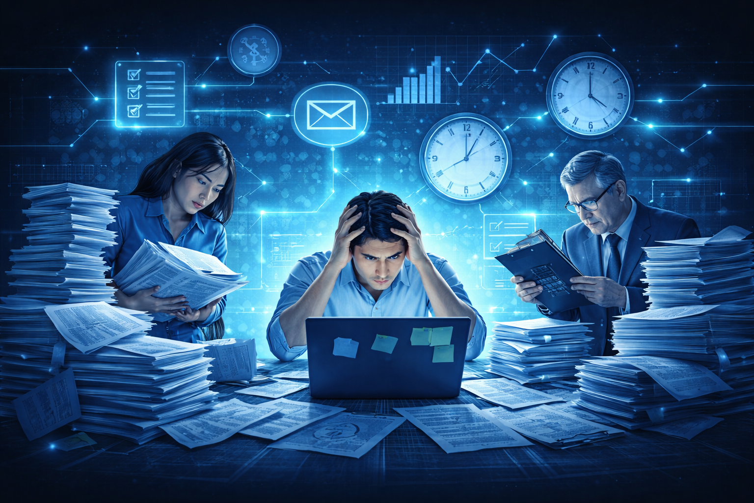 O tempo da sua equipe está sendo desperdiçado com tarefas operacionais?